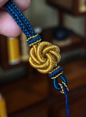 手工编织吊坠编绳男女挂绳挂脖女款高档绳高货绳民族风情侣棉麻