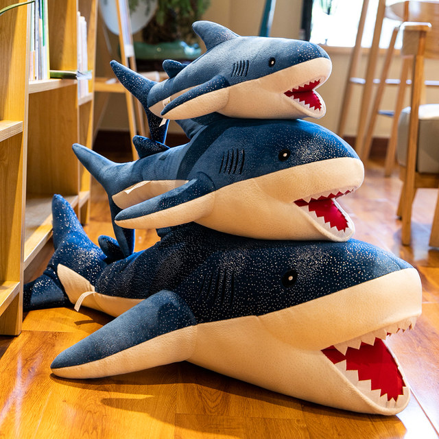Shark sleeping pillow long pillow doll