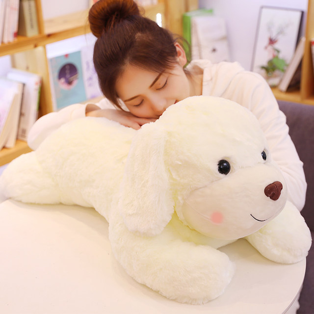 Paupa dog girl sleeping car decoration plush toy
