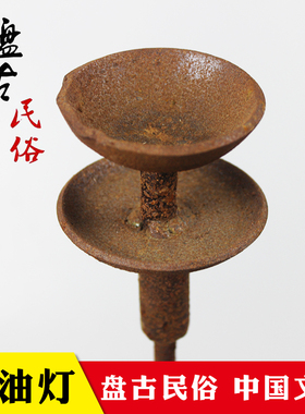 怀旧中式风铁艺会所茶馆展示烛台