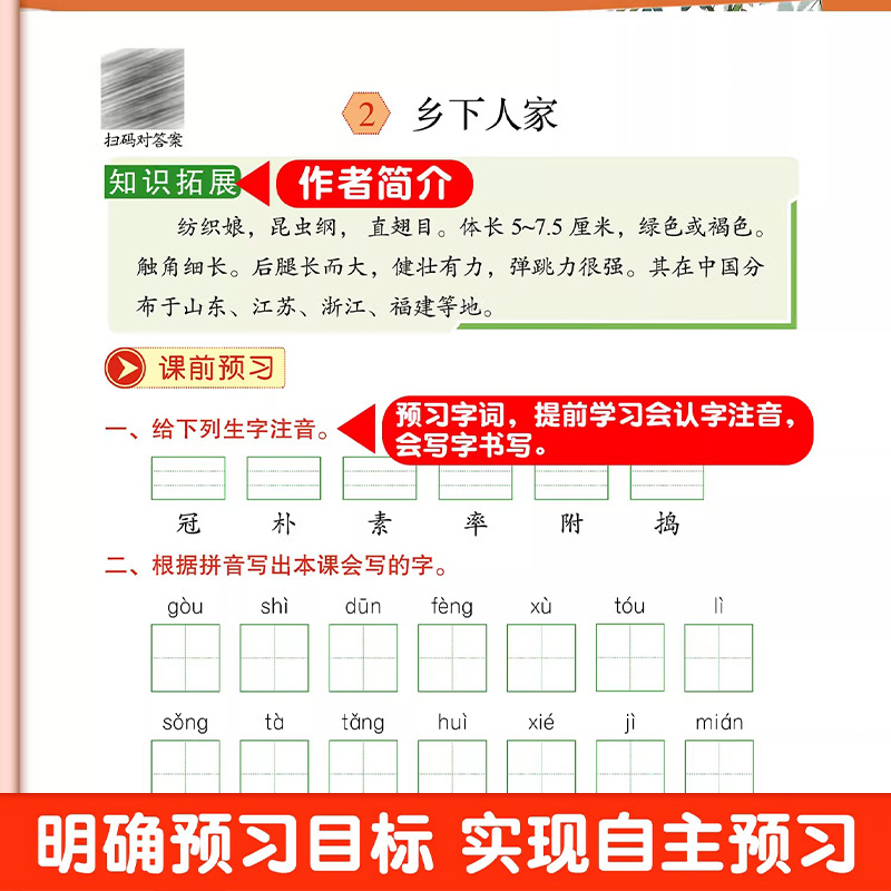 2024新版四年级下册语文课堂笔记人教版部编版小学4四下解读解析黄冈学霸笔记教材全解随堂语数英课本同步人教状元预习数学英语 - 图3