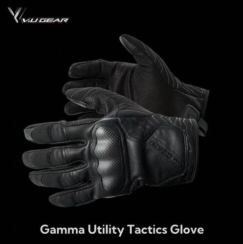 V.U gear Gamma Utility多功能碳纤维触屏羊皮手套 防护战术运动 - 图0