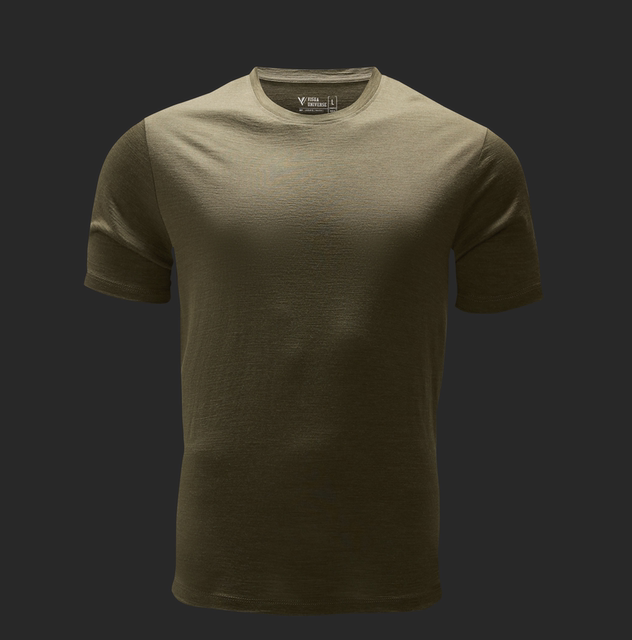 ເສື້ອຍືດຄໍ VUGEAR Merino ຂົນສັດບໍລິສຸດ