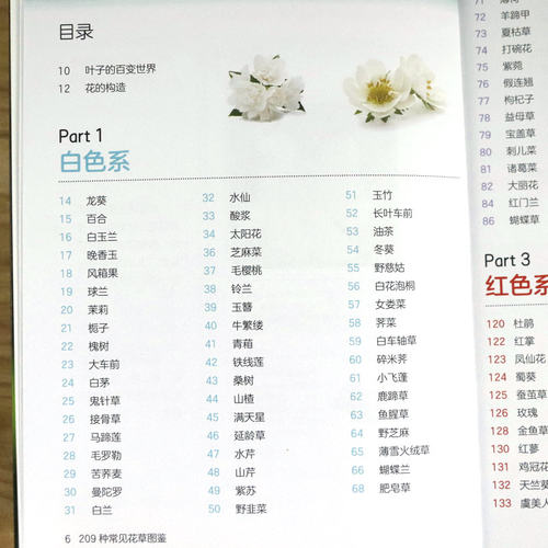 209种常见花草图鉴/家庭种花养花鉴赏图鉴认识常见花草植物花卉书籍花草时光一花一世界一草一天堂身边花草树木速查图鉴 - 图1