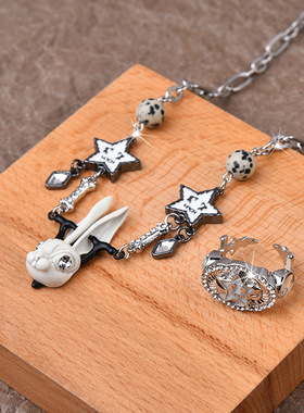 运星项链2023兔年限定本命年长款