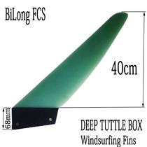 Windsurf Fin G10 waterproof grass 40 cm sails plate surfboard tail fin deep double hole DEEP Tuttle