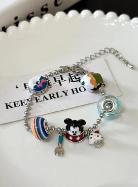 Y2K闪耀色彩蛋糕糖果手链