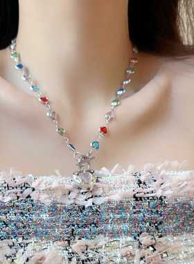 高级感多巴胺爱心小众彩色配饰