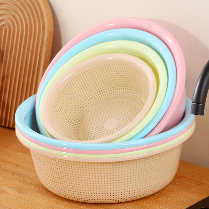 加厚塑料特大号特厚细眼淘米器洗米筛淘米盆酒店饭店沥水洗菜篮,淘宝优惠券,粉丝福利购,淘宝优惠卷