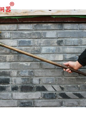 宇卓铜器拐杖生肖工艺品摆件