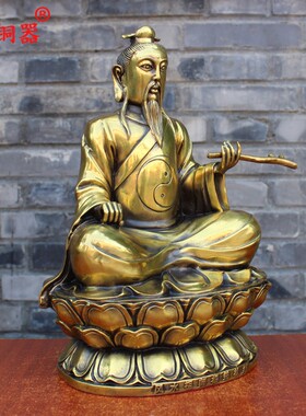 宇卓铜器杨筠松宗师摆件