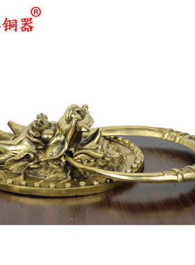 门环仿古风工艺品黄铜摆件