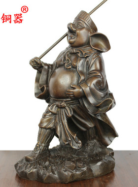 猪八戒摆件黄铜工艺品