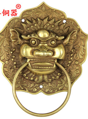 狮子头门环虎头铺首大门挂件