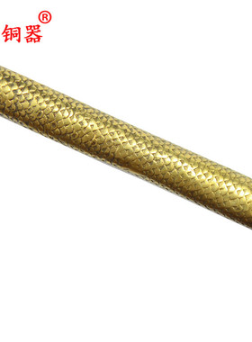 饕餮龙纹黄铜工艺品斧子