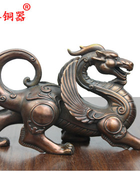 宇卓铜器铜工艺品家居饕餮貔貅