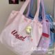 2026 Big Orange Cat Spring and Summer Lightweight and Relaxed Tote Bag
