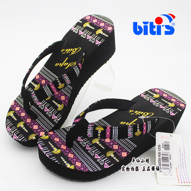 人字拖女外穿坡跟厚底时尚沙滩鞋防滑越南平仙拖鞋女士凉拖高跟夏 - 图1