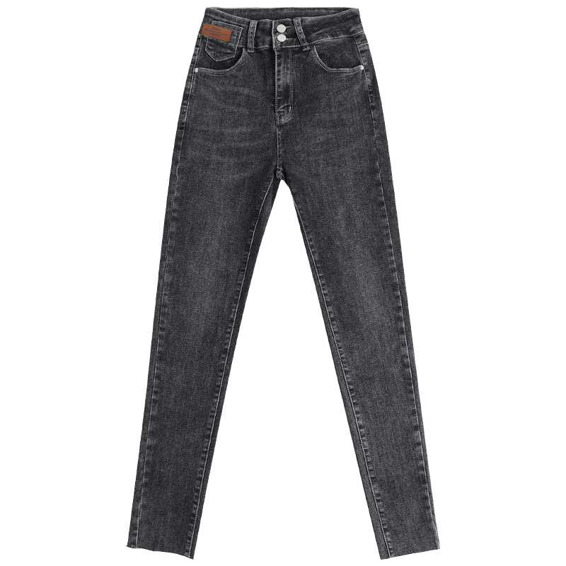 加绒加长加厚175高个子超长裤子 蒙来妮牛仔裤