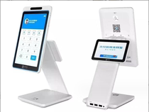 The Alipay Dragonfly F4Pusl Shang ultra-brushed face machine pays the cash register integrated intelligent identification equipment