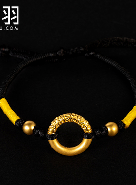 谁羽足金硬金金箍棒平安扣