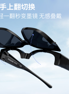 帕森偏光驾驶防紫外线翻盖套镜