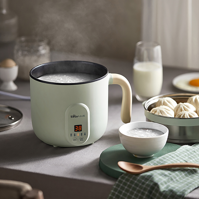 小熊悠品专卖店小熊电煮锅宿舍学生小锅多功能一体锅家用迷你火锅煮面小型小电锅1