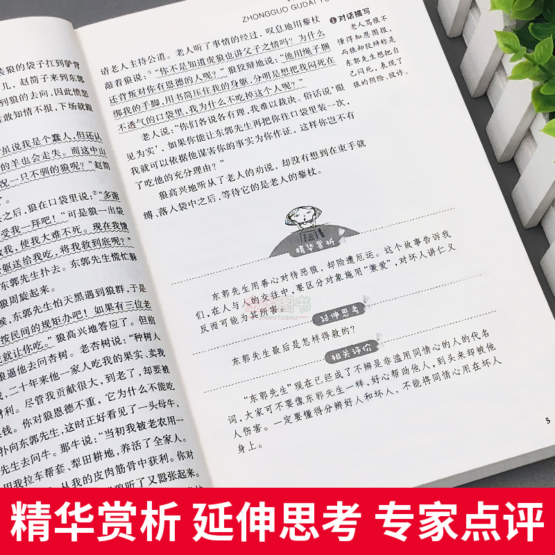 全套3册中国古代寓言故事三年级下册必读书目伊索寓言克雷洛夫完整版全集小学版快乐读书吧-图2