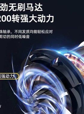 蓝斯推剪双滚珠无刷电机综合刀头