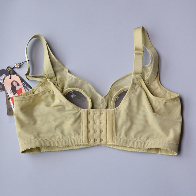 June Rose 6306 Bra BC Ultra-Thin Crystal Cup Rabbit Ears Gathered Breathable Soft Wire Ring Adjustable Underwear for Women