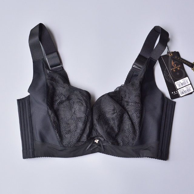 June Rose 8353 Oxygen Plastic Bra CDE Thin Cup Big Breast Show Small Push-up Side Retract Soft Steel Ring Adjustable Bra