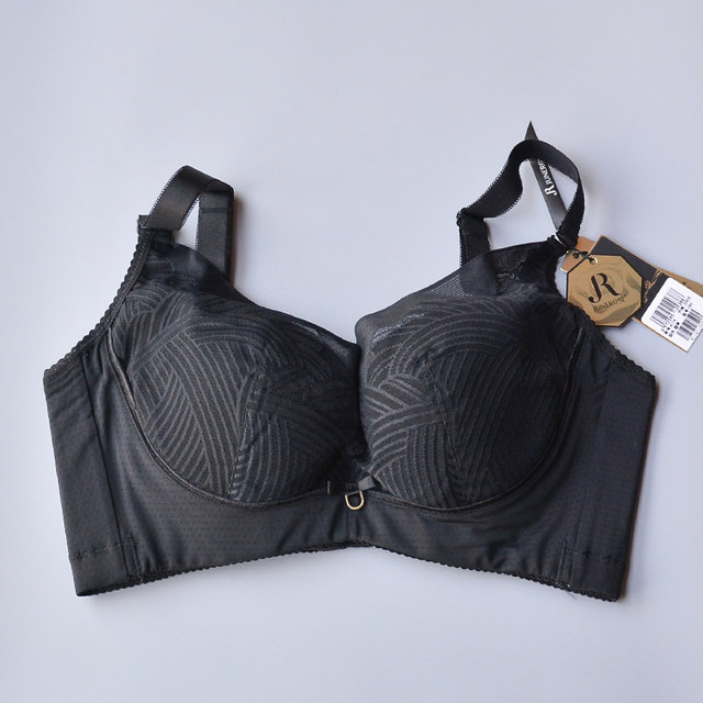 June Rose 6114 Genuine Soft Steel Ring Medium Thin BC Cup Gathering Side Shaping Adjustable Underwear Bra