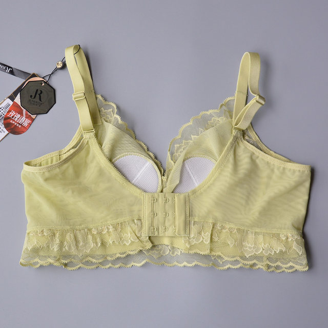 June Rose 6320 bra ultra-thin crystal cup BC soft steel ring three-breasted fashion lace underwear adjustable bra