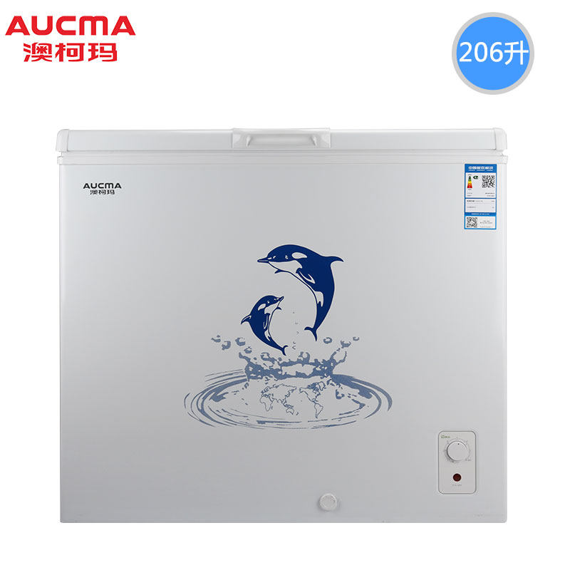 aucma /澳柯玛家用商用速冻小冰柜 奕尚电器冷柜