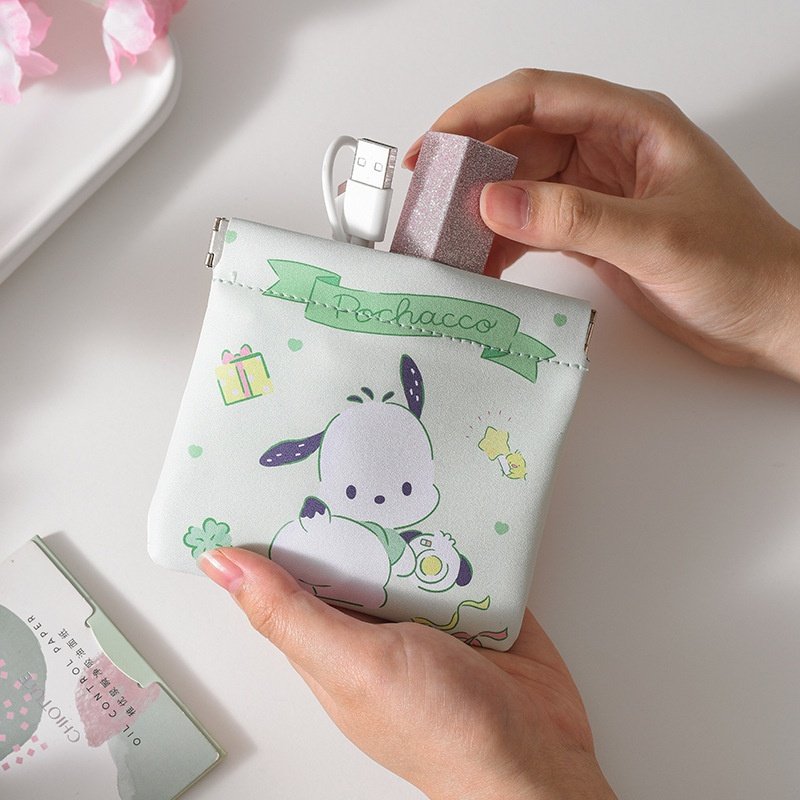 三丽鸥数据线收纳包耳机零钱充电宝头移动硬盘便携迷你口红化妆包,淘宝优惠券,粉丝福利购,淘宝优惠卷