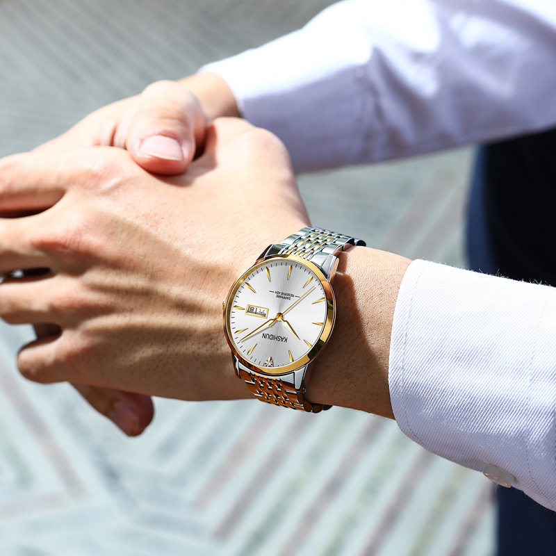 卡诗顿正品男全自动潮流男士机械表 卡诗顿凯瑞国产腕表