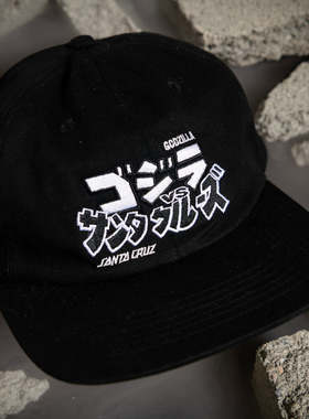 哥斯拉滑板帽子Santacruz联名
