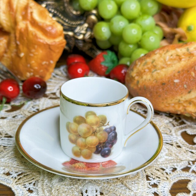 Bavaria Babaria fruit coffee cup and saucer