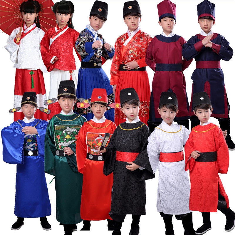 小戏骨儿童古装男童明朝官服衙役捕快服装少年锦衣卫衣服男飞鱼服