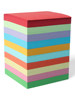 Mantic square handmade origami colored paper cardboard