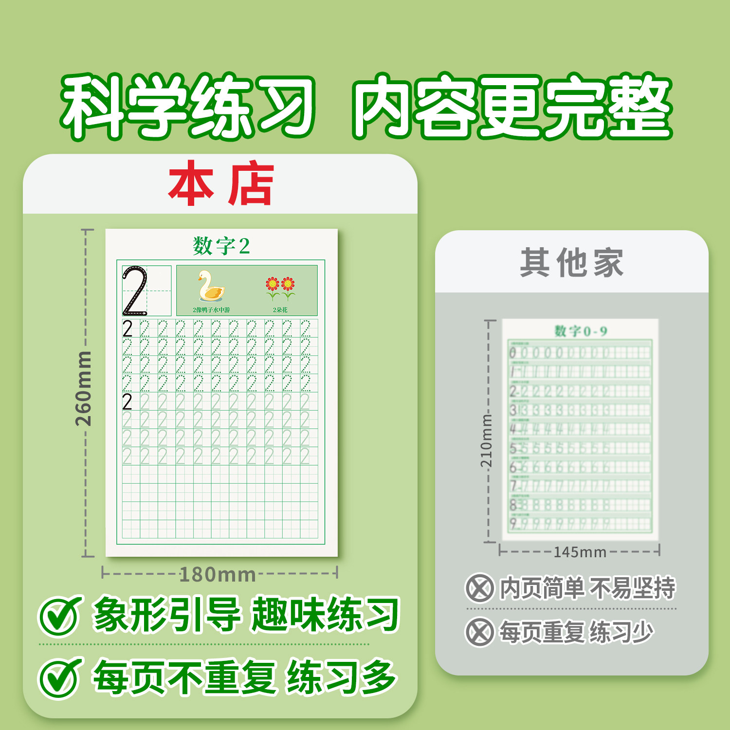 儿童数字练习字帖描红本幼儿园专用控笔训练数学练字帖大班幼儿0-1到100每日一练练字本拼音书写幼小衔接小学一年级练字练习本点阵,淘宝优惠券,粉丝福利购,淘宝优惠卷