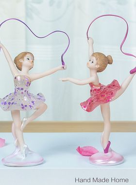 创意客厅芭蕾舞女孩摆件