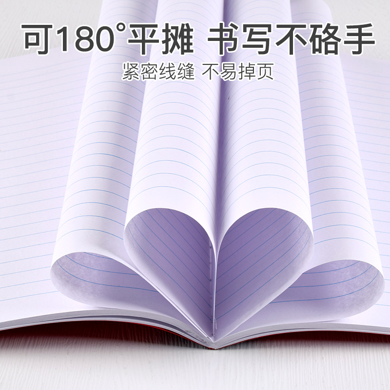 【焕彩系列】凯萨彩色PP封面笔记本美式composition book加厚本子100张通用B5记事本 - 图3