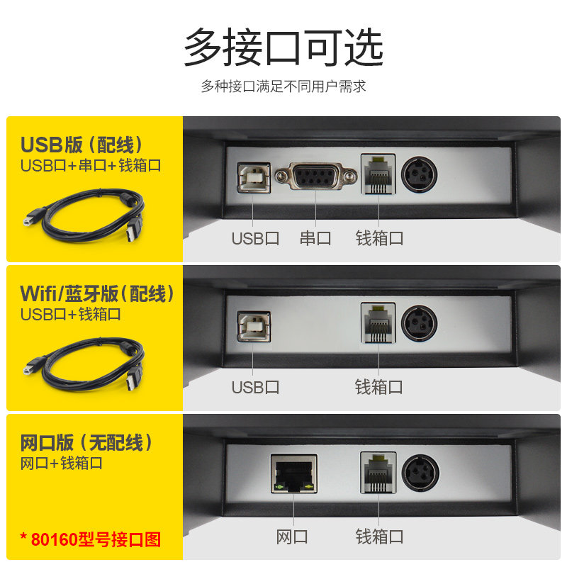 佳博gpl80180i热敏打印机80mm网口 驰腾办公热敏/热转印打印机