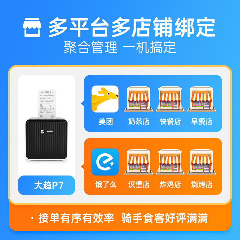 58mm真人语音4g无线wifi 驰腾办公热敏/热转印打印机