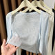 ເສື້ອຍືດແຂນຍາວ lace shawl ແມ່ຍິງບາງໆ