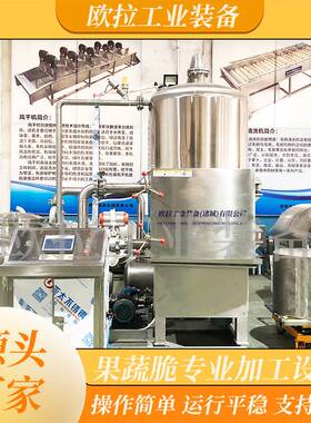 水果加工设备 欧拉真空低温油炸机 香酥鱼加工机器