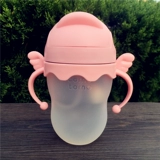 Применимо к Comotomo, сколько стоит бутылка для детской бутылки, преобразующей соломинку с головкой, широкие аксессуары для крышки чашки -Калиберная чашка для водяной чашки