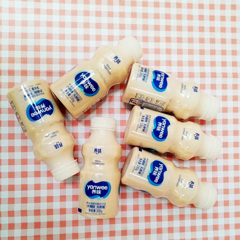 养味无蔗糖低脂乳酸菌发酵型酸奶饮品330ml脱脂稀薄型木糖醇酸奶-图1
