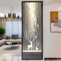 Entrance Art Glass Screen Partition Xuan Guan Living-room Bedroom Net Red Flat Wind Shelter North Nordic Light Extravagant Modern Brief